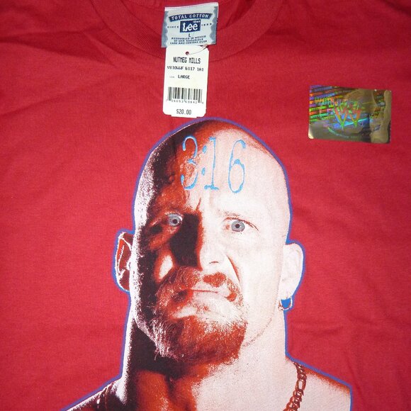 WWF Stone Cold Steve Austin 3:16 shirt NEW w/ TAGS vintage Attitude Era WWE - Picture 2 of 4